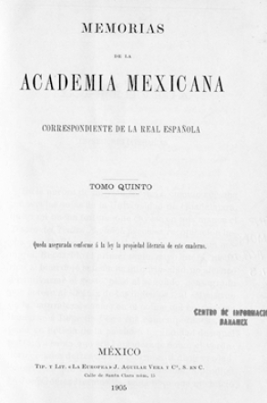 Portada del libro Memorias
